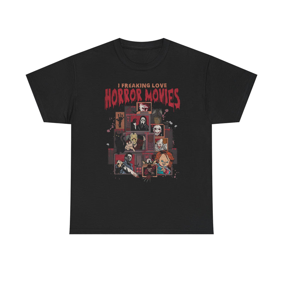 Love Horror Movies T-Shirt Black