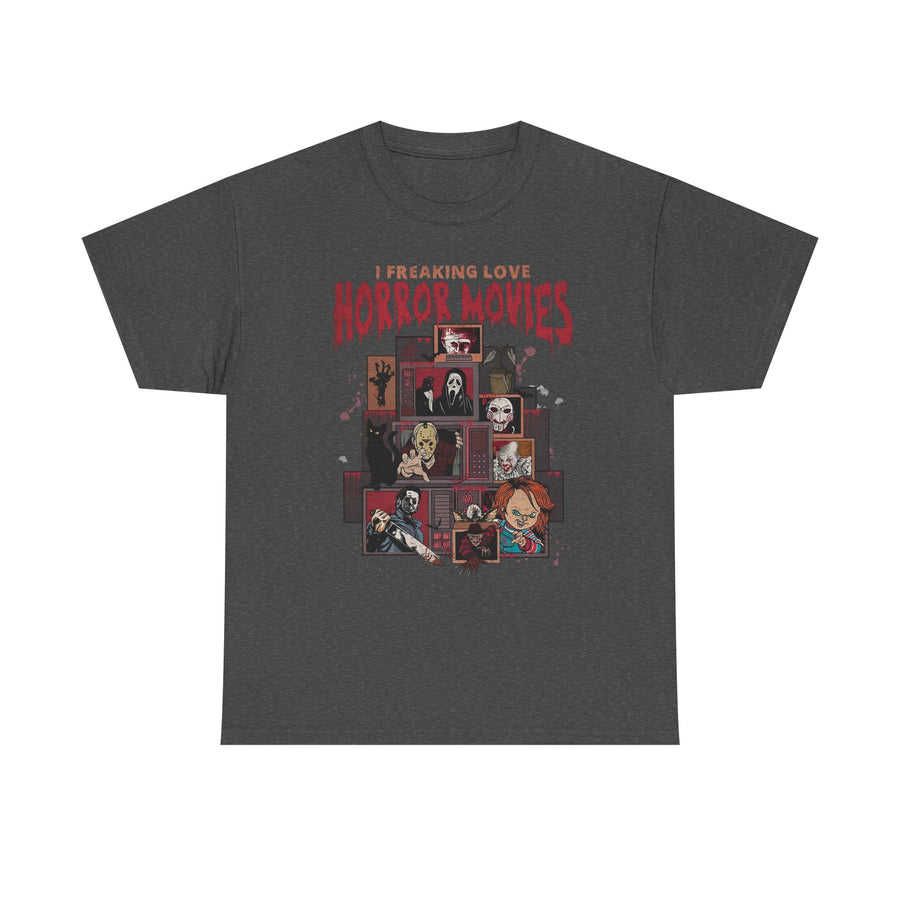 Love Horror Movies T-Shirt Graphite Heather