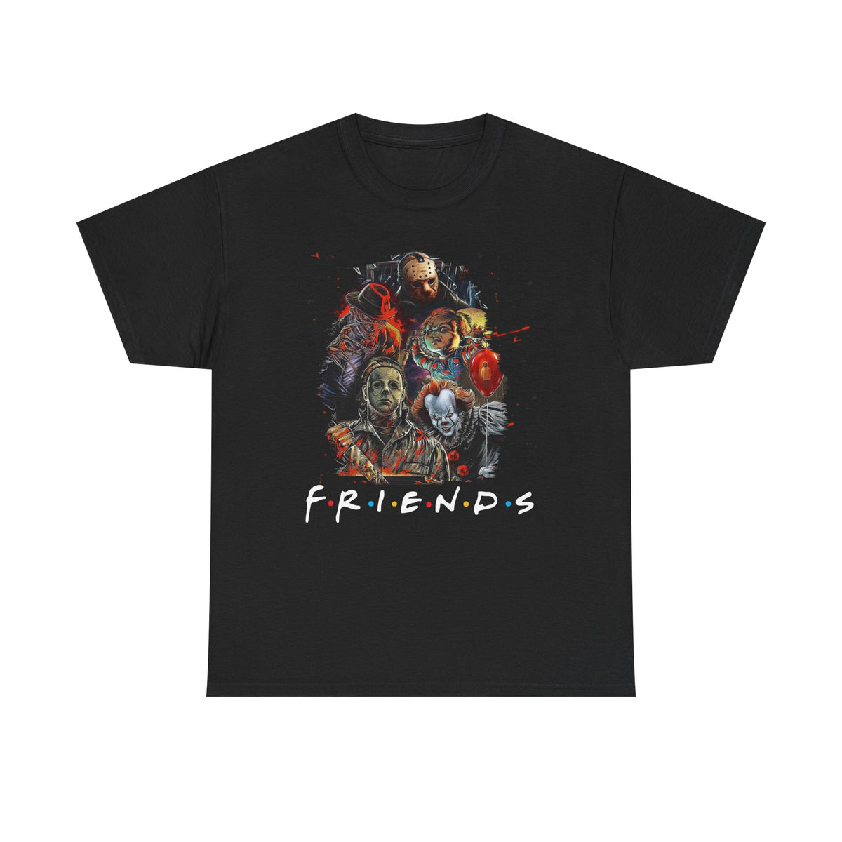 Halloween Friends T-Shirt Black