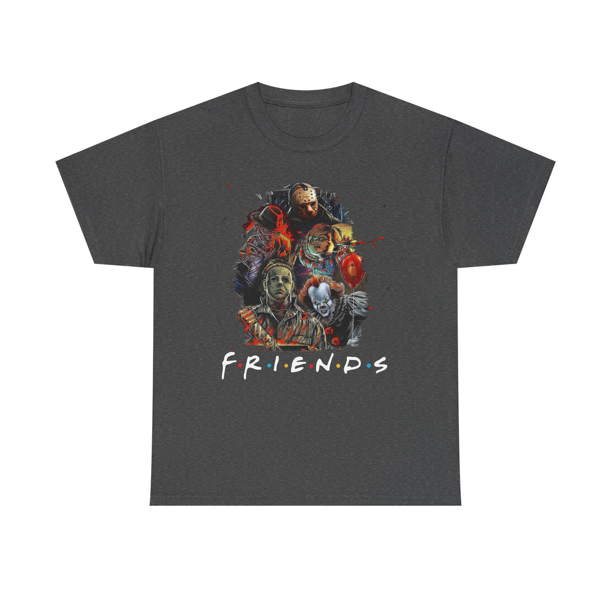 Halloween Friends T-Shirt Graphite Heather